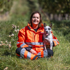 Claudia Reiner & Mellow (Australian Cattledog)